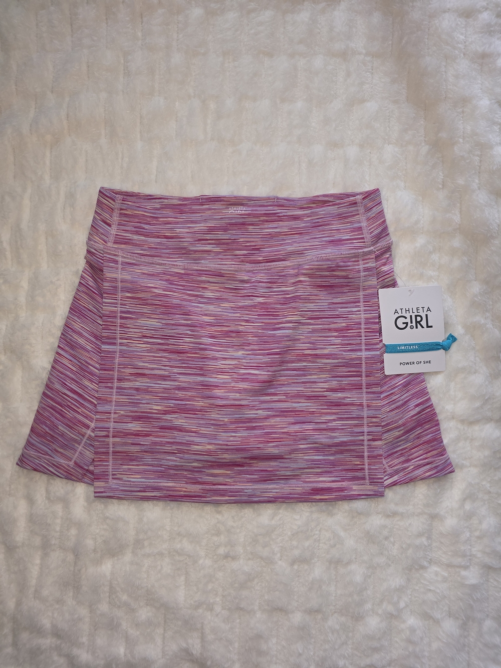 Athleta Girl Pink Space-Dyed Skort